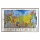 Коврик на стол «Карта мира» (380х590мм, цветной, ПВХ)