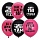 Воздушные шары, 25шт., M12/30см, Поиск «Праздничная тематика», пастель+декор