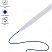 превью Ручка шариковая автоматическая OfficeSpace «Logo» синяя, 0.7мм, белый корпус, под логотип