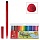 Фломастеры KOH-I-NOOR, 30 цветов, смываемые, трехгранные, пластиковая упаковка, европодвес
