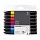 Набор художественных маркеров двухсторонних Winsor&Newton «Pro», пулевидный/скошенный, 2мм/7мм, 6 цветов, пастельные оттенки