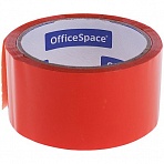 Клейкая лента упаковочная OfficeSpace, 48мм*40м, 45мкм, оранжевая, ШК