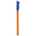 превью Ручка шариковая СТАММ «800» синяя, 0.7мм, оранжевый корпус