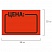 превью Этикет-лента «Цена», 35×25 мм, красная, комплект 5 рулонов по 250 шт., BRAUBERG