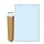 Блок бумаги для флипчарта голубая пастель 68.0×98.0 20 лист.80гр. 