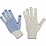 превью Перчатки защитные трикотажные с ПВХ покрытием белые (5 нитей, 10 класс, универсальный размер, 50 пар в упаковке)