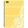 Бизнес-тетрадь Амели А4 80 листов желтая в клетку на спирали