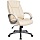 Кресло для руководителя BRABIX «Space EX-508», экокожа, хром, бежевое