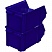превью Ящик (лоток) универсальный полипропиленовый 250×148×130 мм синий