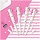 Ручка шариковая автоматическая MESHU «Pink shimmer» синяя, 1.0мм