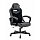 Кресло игровое Бюрократ VIKING ZOMBIE A3 WH, PL, экокожа черный/белый, топ-ган (до 180кг)