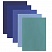 превью Цветной фетр для творчества, А4, ОСТРОВ СОКРОВИЩ, 5 листов, 5 цветов, толщина 2 мм, оттенки синего, 660641