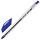 Ручка шариковая BRAUBERG, трехгранная, корпус прозрачный, 1 мм, , синяя