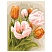 превью Картина по номерам на картоне ТРИ СОВЫ «Тюльпаны», 30×40, с акриловыми красками и кистями