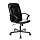 Кресло VT_EChair-641 TPU к/з черный, пластик черный