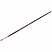превью Кисть художественная синтетика бордовая Гамма «Вернисаж», плоскоовальная №2, длинная ручка